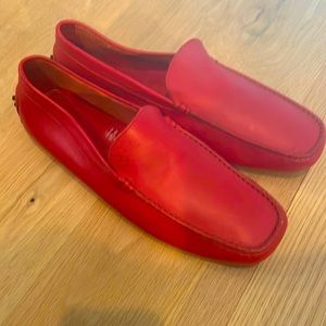 Tods Mens Mocs Ferrari Edition Size 10